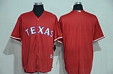 Texas Rangers Customized Men's Red New Cool Base Stitched Baseball Jersey,baseball caps,new era cap wholesale,wholesale hats