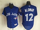 Toronto Blue Jays #12 Roberto Alomar 40TH Season Patch Blue 2016 Flexbase Collection Stitched Jersey,baseball caps,new era cap wholesale,wholesale hats