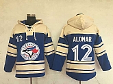 Toronto Blue Jays #12 Roberto Alomar Blue Sawyer Hooded Sweatshirt Stitched NHL Hoodie,baseball caps,new era cap wholesale,wholesale hats