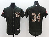 Washington Nationals #34 Bryce Harper Green Salute To Service 2016 Flexbase Collection Stitched Baseball Jersey,baseball caps,new era cap wholesale,wholesale hats