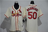 Women St. Louis Cardinals #50 Adam Wainwright Cream New Cool Base Stitched Baseball Jersey,baseball caps,new era cap wholesale,wholesale hats