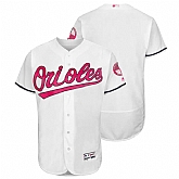 Baltimore Orioles Customized Men's White Home 2016 Mother's Day Flexbase Collection Stitched Baseball Jersey,baseball caps,new era cap wholesale,wholesale hats
