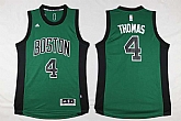 Boston Celtics #4 Isaiah Thomas Green-Black Swingman Stitched NBA Jersey,baseball caps,new era cap wholesale,wholesale hats