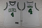 Boston Celtics #4 Isaiah Thomas White Swingman Stitched NBA Jersey,baseball caps,new era cap wholesale,wholesale hats