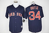 Boston Red Sox #34 David Ortiz Navy Blue New Cool Base Stitched Baseball Jersey,baseball caps,new era cap wholesale,wholesale hats