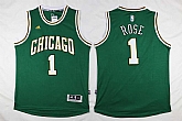 Chicago Bulls #1 Derrick Rose New Green Swingman Stitched NBA Jersey,baseball caps,new era cap wholesale,wholesale hats
