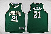 Chicago Bulls #21 Jimmy Butler New Green Swingman Stitched NBA Jersey,baseball caps,new era cap wholesale,wholesale hats