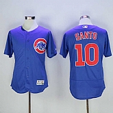 Chicago Cubs #10 Ron Santo Mitchell And Ness Blue Flexbase Collection Stitched Jersey,baseball caps,new era cap wholesale,wholesale hats