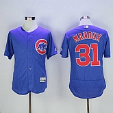 Chicago Cubs #31 Greg Maddux Mitchell And Ness Blue Flexbase Collection Stitched Baseball Jersey,baseball caps,new era cap wholesale,wholesale hats