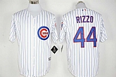 Chicago Cubs #44 Anthony Rizzo White New Cool Base Stitched MLB Jersey,baseball caps,new era cap wholesale,wholesale hats