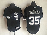 Chicago White Sox #35 Frank Thomas Black New Cool Base Stitched Baseball Jersey,baseball caps,new era cap wholesale,wholesale hats