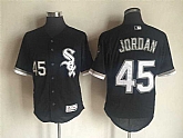Chicago White Sox #45 Michael Jordan Black 2016 Flexbase Collection Stitched Baseball Jersey,baseball caps,new era cap wholesale,wholesale hats