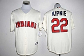 Cleveland Indians #22 Jason Kipnis Cream New Cool Base Stitched Baseball Jersey,baseball caps,new era cap wholesale,wholesale hats