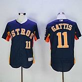 Houston Astros #11 Evan Gattis New Navy Blue  2016 Flexbase Collection Stitched Baseball Jersey,baseball caps,new era cap wholesale,wholesale hats