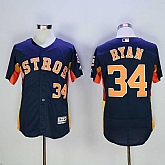 Houston Astros #34 Nolan Ryan New Navy Blue  2016 Flexbase Collection Stitched Baseball Jersey,baseball caps,new era cap wholesale,wholesale hats