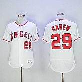 Los Angeles Angels Of Anaheim #29 Rod Carew Mitchell And Ness White Flexbase Collection Stitched Jersey,baseball caps,new era cap wholesale,wholesale hats
