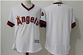 Los Angeles Angels of Anaheim Blank Mitchell And Ness White 2016 Flexbase Collection Stitched Jersey,baseball caps,new era cap wholesale,wholesale hats
