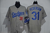 Los Angeles Dodgers #31 Joc Pederson Gray 2016 Flexbase Collection Stitched Baseball Jersey,baseball caps,new era cap wholesale,wholesale hats