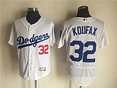 Los Angeles Dodgers #32 Sandy Koufax White 2016 Flexbase Collection Stitched Jersey,baseball caps,new era cap wholesale,wholesale hats