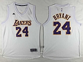 Los Angeles Lakers #24 Kobe Bryant White Swingman Stitched NBA Jersey,baseball caps,new era cap wholesale,wholesale hats