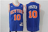 New York Knicks #10 Frazier Blue Swingman Throwback NBA Jersey,baseball caps,new era cap wholesale,wholesale hats