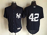 New York Yankees #42 Mariano Rivera Navy Blue (No Name) 2016 Flexbase Collection Stitched Baseball Jersey,baseball caps,new era cap wholesale,wholesale hats