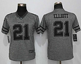 Nike Limited Dallas Cowboys #21 Elliott Gray Stitched Gridiron Gray Stitched NFL Jersey,baseball caps,new era cap wholesale,wholesale hats