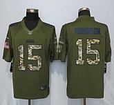 Nike Limited Jacksonville Jaguars #15 Roblnson Green Salute To Service Stitched NFL Jersey,baseball caps,new era cap wholesale,wholesale hats