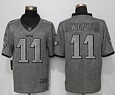 Nike Limited Philadelphia Eagles #11 Wentz Gray Men's Stitched Gridiron Gray Stitched NFL Jersey,baseball caps,new era cap wholesale,wholesale hats