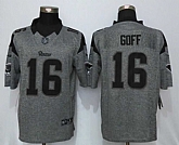 Nike Limited St. Louis Rams #16 Goff Gray Men's Stitched Gridiron Gray Stitched NFL Jersey,baseball caps,new era cap wholesale,wholesale hats
