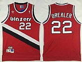 Portland Trailblazers #22 Drexler Red Throwback Swingman Jerseys,baseball caps,new era cap wholesale,wholesale hats