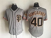 San Francisco Giants #40 Madison Bumgarner Gray 2016 Flexbase Collection Stitched Baseball Jersey,baseball caps,new era cap wholesale,wholesale hats