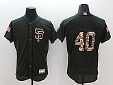 San Francisco Giants #40 Madison Bumgarner Green Salute To Service Flexbase Collection Stitched Baseball Jersey,baseball caps,new era cap wholesale,wholesale hats