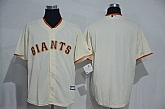 San Francisco Giants Blank Cream New Cool Base Stitched Baseball Jersey,baseball caps,new era cap wholesale,wholesale hats