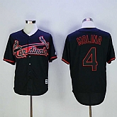St. Louis Cardinals #4 Yadier Molina Black New Cool Base Stitched Fashion Jersey,baseball caps,new era cap wholesale,wholesale hats