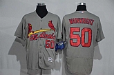 St. Louis Cardinals #50 Adam Wainwright Gray 2016 Flexbase Collection Stitched Baseball Jersey,baseball caps,new era cap wholesale,wholesale hats