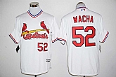 St. Louis Cardinals #52 Michael Wacha White New Cool Base Stitched Baseball Pullover Jersey,baseball caps,new era cap wholesale,wholesale hats
