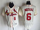 St. Louis Cardinals #6 Stan Musial Cream 2016 Flexbase Collection Stitched Jersey,baseball caps,new era cap wholesale,wholesale hats