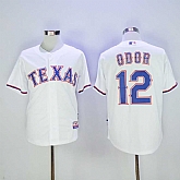 Texas Rangers #12 Rougned Odor White Stitched Baseball Jersey,baseball caps,new era cap wholesale,wholesale hats