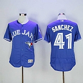 Toronto Blue Jays #41 Sanchez Blue 2016 Flexbase Collection Stitched Baseball Jersey,baseball caps,new era cap wholesale,wholesale hats