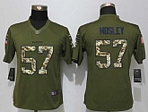 Women Limited Nike Baltimore Ravens #57 Mosley Green Salute To Service Stitched NFL Jersey,baseball caps,new era cap wholesale,wholesale hats
