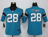 Women Limited Nike Carolina Panthers #28 Stewart Blue Team Color Stitched NFL Jerseys,baseball caps,new era cap wholesale,wholesale hats