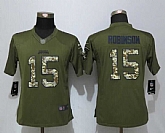 Women Limited Nike Jacksonville Jaguars #15 Robinson Green Salute To Service Stitched NFL Jersey,baseball caps,new era cap wholesale,wholesale hats