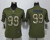 Women Limited Nike San Francisco 49ers #99 Buckner Green Salute To Service Stitched NFL Jersey