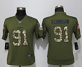 Women Limited Nike Washington Redskins #91 Kerrigan Green Salute To Service Stitched NFL Jersey,baseball caps,new era cap wholesale,wholesale hats