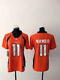 Women Nike Denver Broncos #11 Norwood Orange Team Color Stitched NFL Game Jersey,baseball caps,new era cap wholesale,wholesale hats