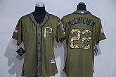 Women Pittsburgh Pirates #22 Andrew McCutchen Green Salute to Service Stitched Baseball Jersey,baseball caps,new era cap wholesale,wholesale hats