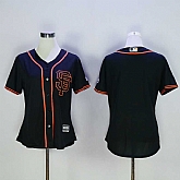 Women San Francisco Giants Customized Black New Cool Base Stitched Baseball Jersey,baseball caps,new era cap wholesale,wholesale hats