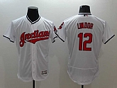 Cleveland Indians #12 Francisco Lindor White 2016 Flexbase Collection Stitched Baseball Jersey,baseball caps,new era cap wholesale,wholesale hats