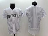 Colorado Rockies Blank White Strip 2016 Flexbase Collection Stitched Baseball Jersey,baseball caps,new era cap wholesale,wholesale hats